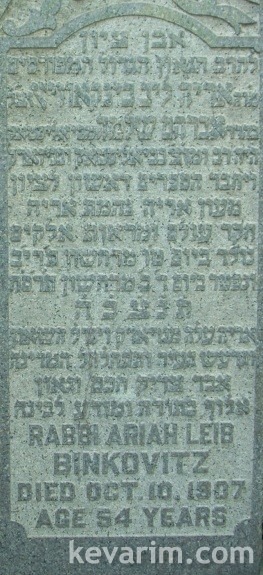 Rabbi Aryeh Leib Binkowitz